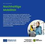 Deckblatt des Flyers zur Mobilit&auml;t
