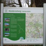 neue Infotafel am Mulderadweg