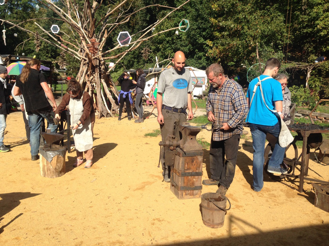 Tage der Industriekultur mit Schmiedeworkshop zu Gast auf dem Gel&auml;nde der Kunstplantage Zwickau e. V.