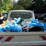 Sammlung von M&uuml;ll zum World Cleanup Day