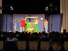 Das Ensemble des Theaterst&uuml;cks begeisterte das Publikum.