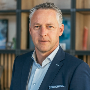 Landrat Carsten Michaelis in seinem B&uuml;ro