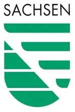 Auf dem Bild das Signet von Sachsen in gr&uuml;n