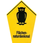 Kennzeichen des Fl&auml;chennaturdenkmales