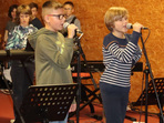 Freie Jugendkunstschule Waldenburg Musiksch&uuml;ler beim Konzert