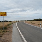 Ausgebaute K 6705 in Richtung Thurm