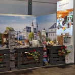 Auf dem Bild der Stand der Tourismusregion auf der agra in Leipzig